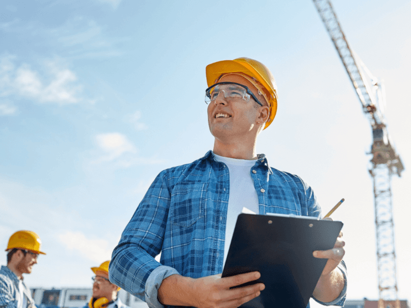 Occupational Medicine doctor at construction site